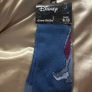 Disney Blue Casual Crew Socks- Eeyore